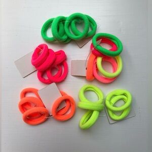 New Bright Neon Comfort Ponytail Braid Bands